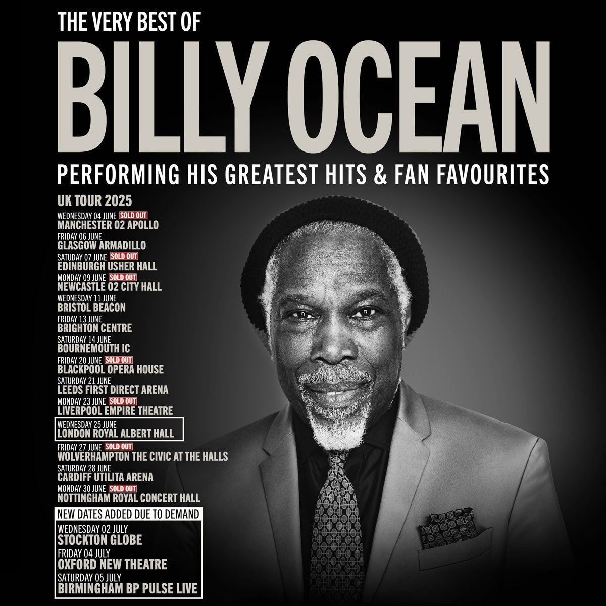 Billy Ocean at Brighton Centre