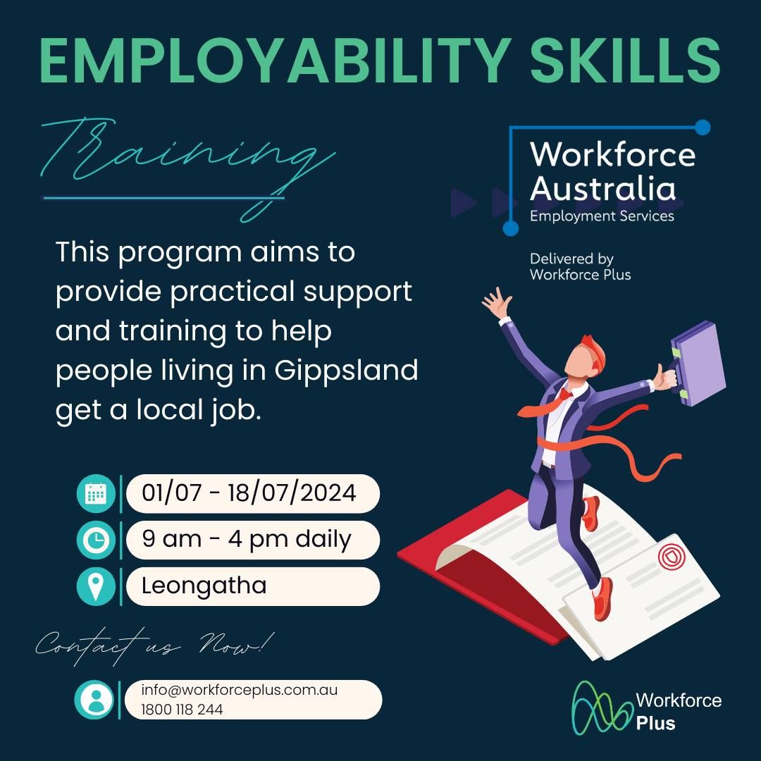 Employability Skills Training by Workforce Plus at Leongatha