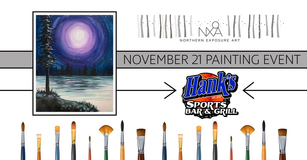 Painting Event at Hank's Sports Bar & Grill