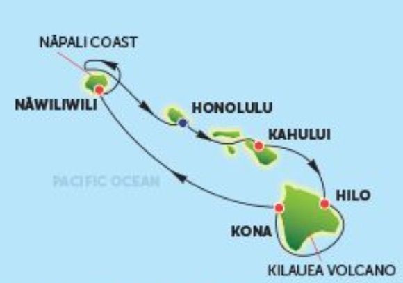 Fabulous Hawaiian Islands Cruise and Tour