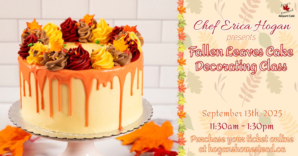 Fallen Leaves Cake Decorating Class \ud83c\udf82