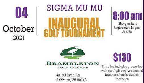 Sigma Mu Mu Inaugural Golf Tournament