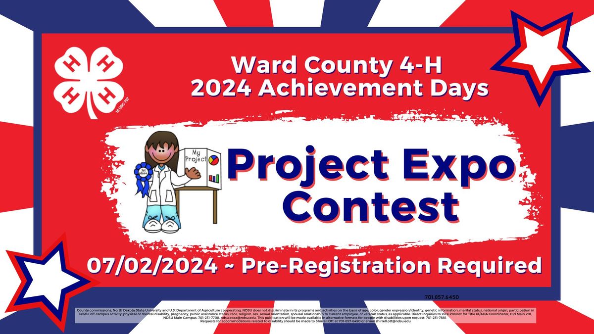 Ward County 4-H 2024 Project Expo Contest