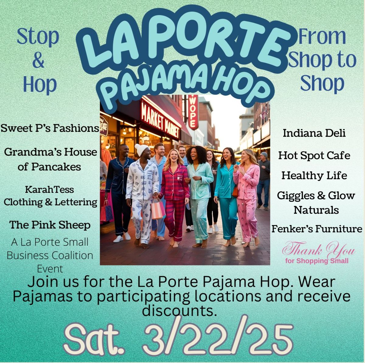 La Porte Pajama Hop