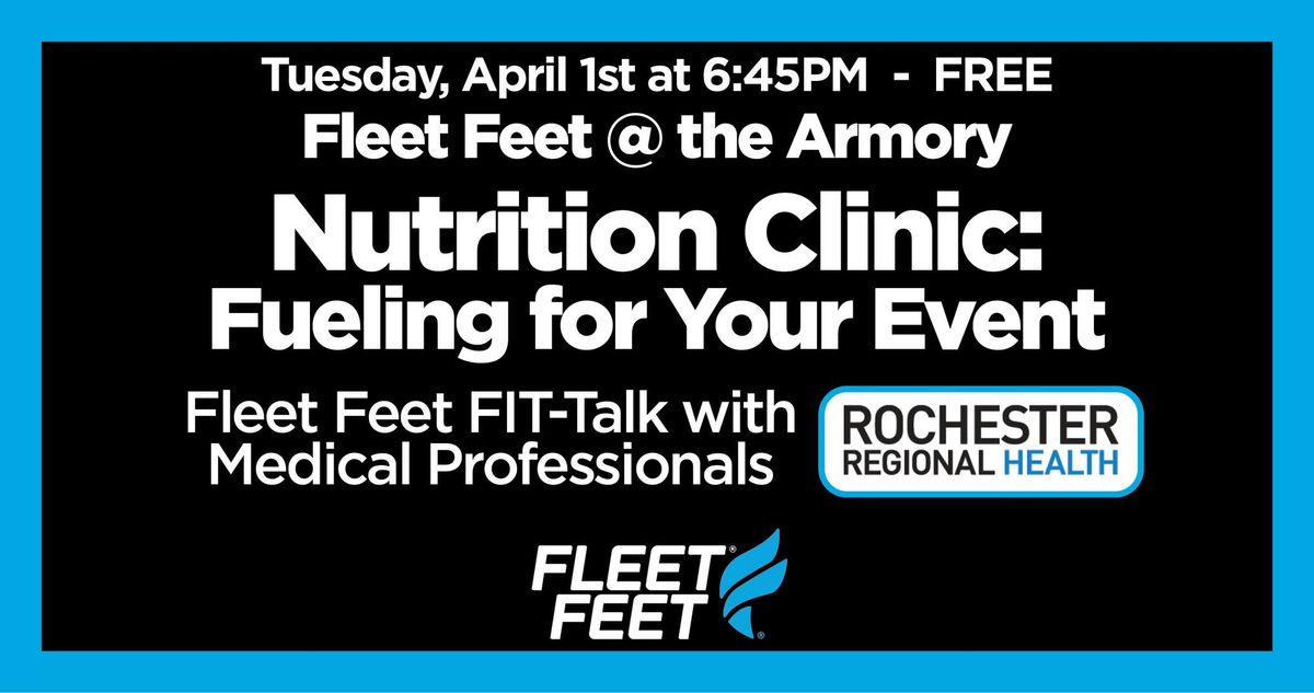 FREE Nutrition Talk - Fueling for Your Event