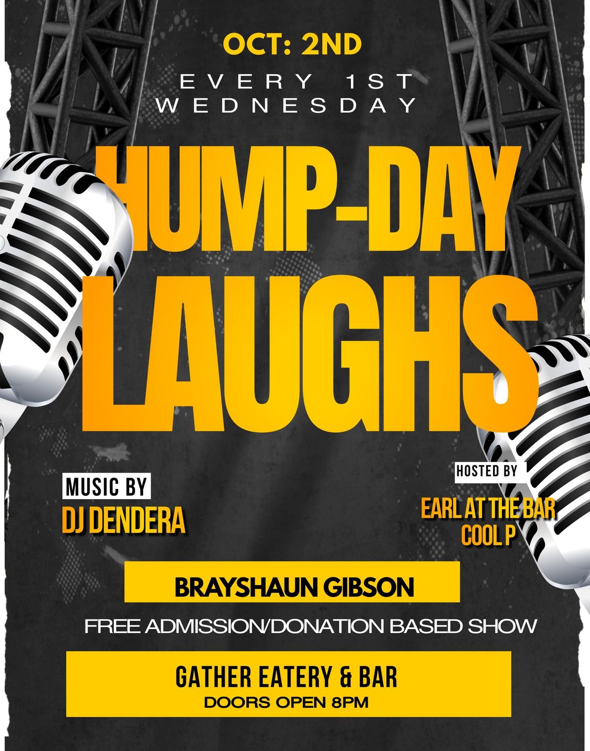 HUMP-DAY LAUGHS @ Gather Eatery & Bar