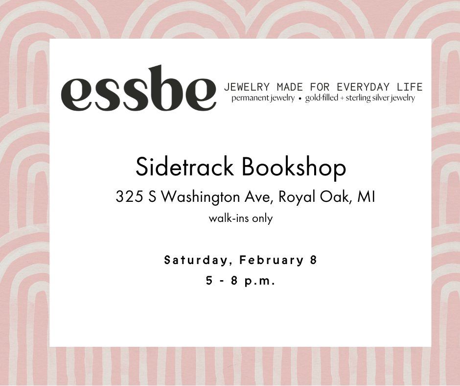 \u2728Essbe Permanent Jewelry X Sidetrack Bookshop \u2728