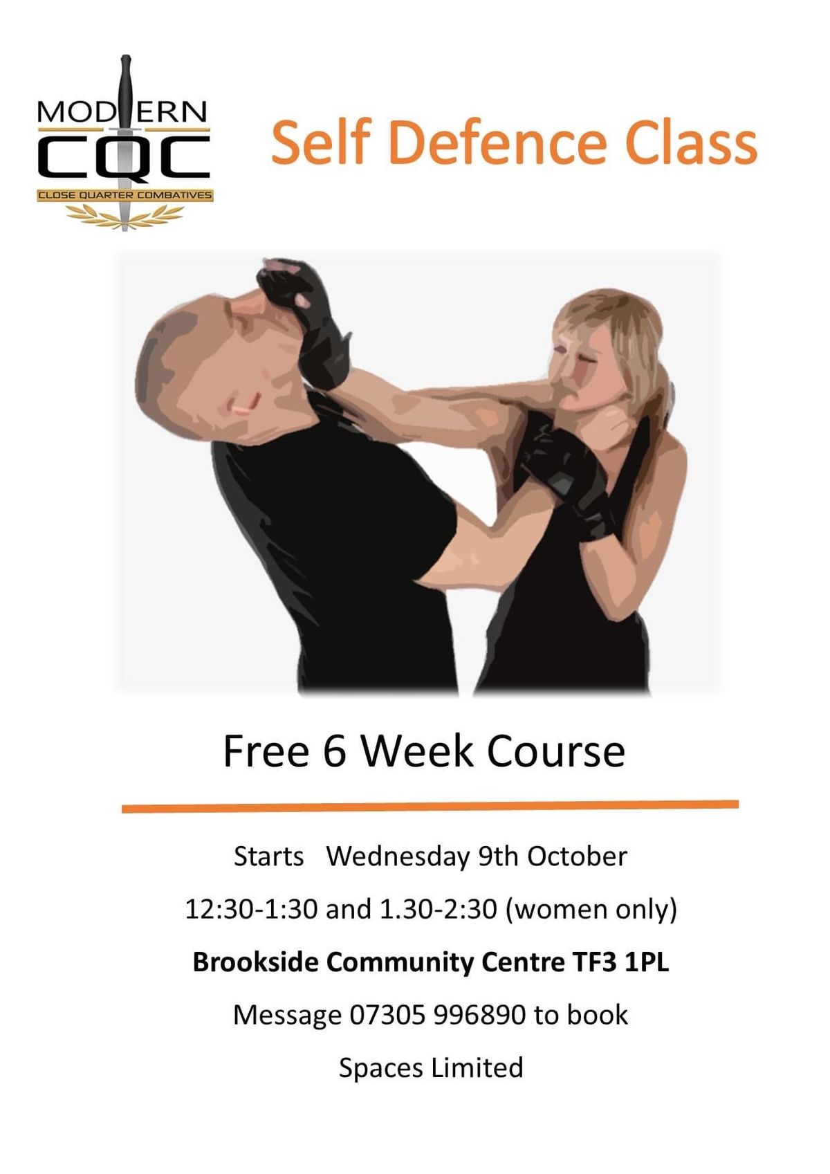 Free self defence class