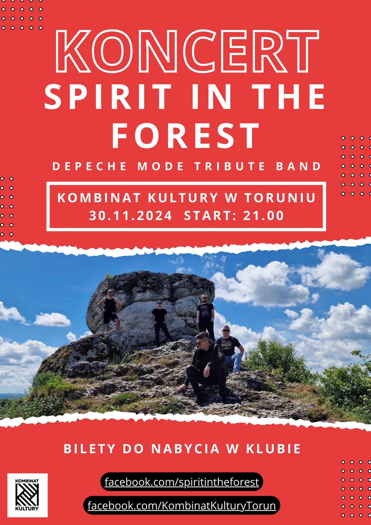 Koncert Spirit in the Forest w Kombinacie Kultury w Toruniu ju\u017c 30 listopada 2024