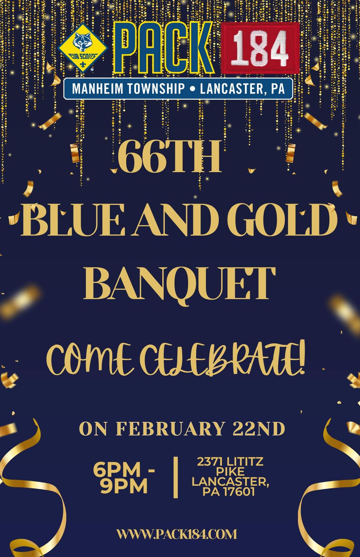 Blue And Gold Banquet