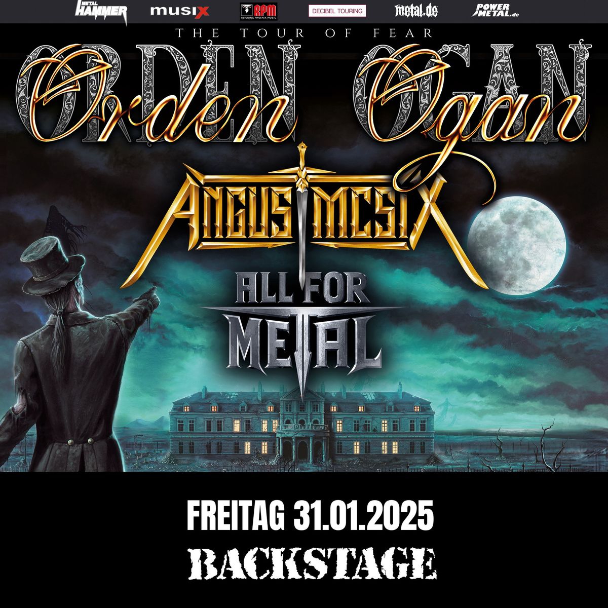 ORDEN OGAN | THE TOUR OF FEAR | BACKSTAGE M\u00dcNCHEN 2025 