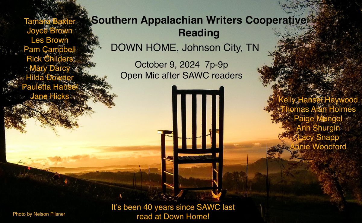 Southern Appalachian Writers Cooperative Reading at Down Home