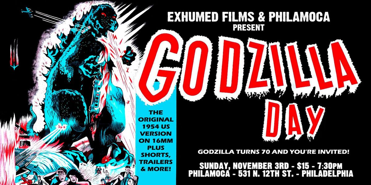 Exhumed Films present Godzilla Day 2024: GODZILLA (1954) on 16mm at PhilaMOCA