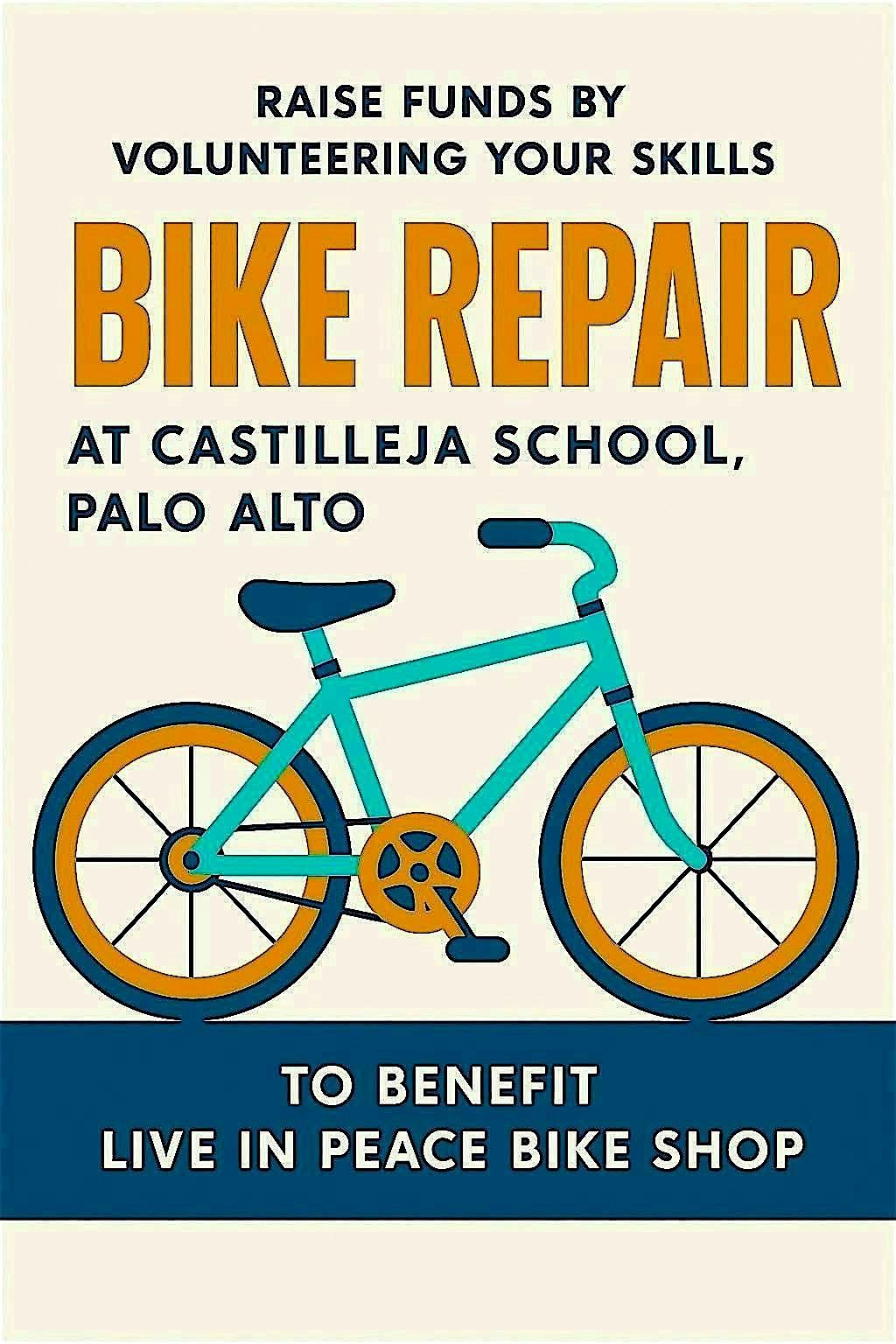 Bike Repair at Castijella School, Palo Alto