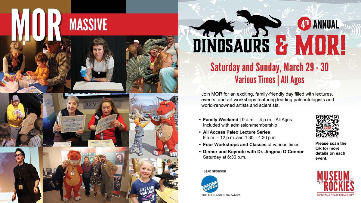 4th Annual Dinosaurs And MOR! Festival