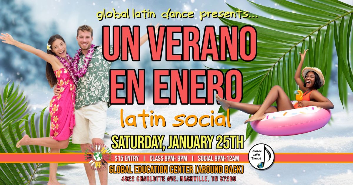 Un Verano En Enero \u26f1\ufe0f Salsa & Bachata (+K\/Z) Social \ud83c\udfdd\ufe0f