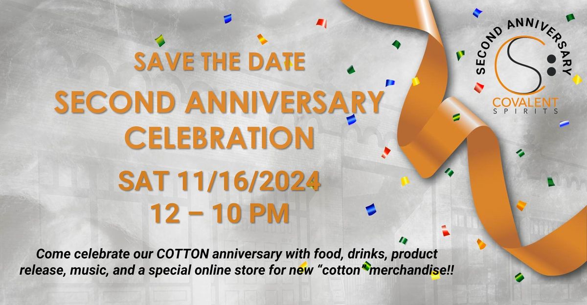 Covalent Spirits Second Anniversary Celebration