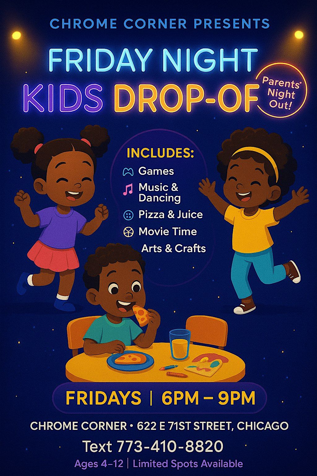Friday Night Kid Drop Off