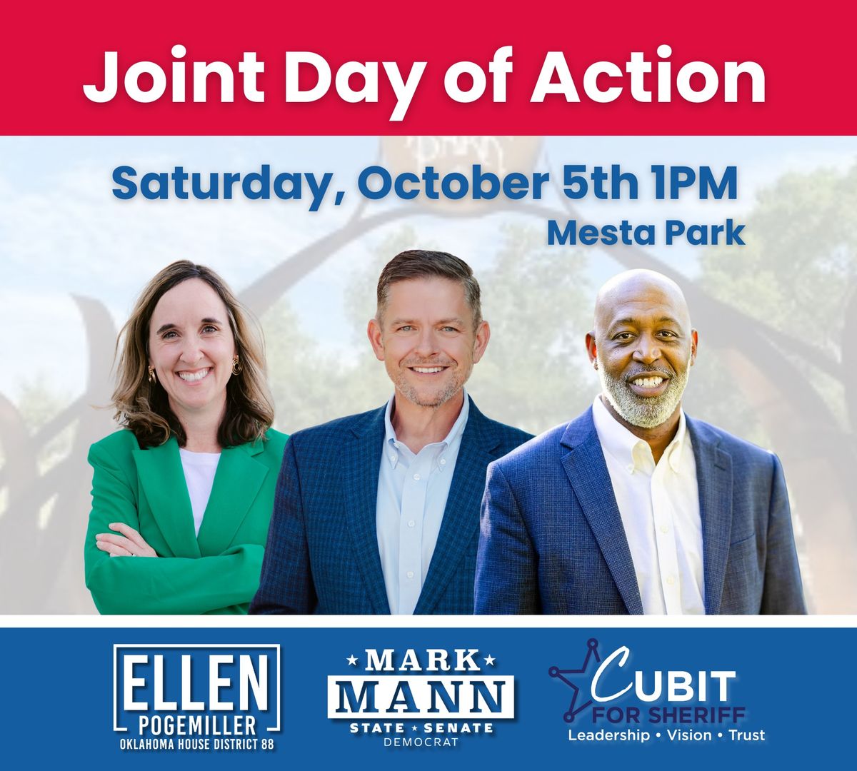 Join Day Of Action - Mark Mann, Ellen Pogemiller, Wayland Cubit 