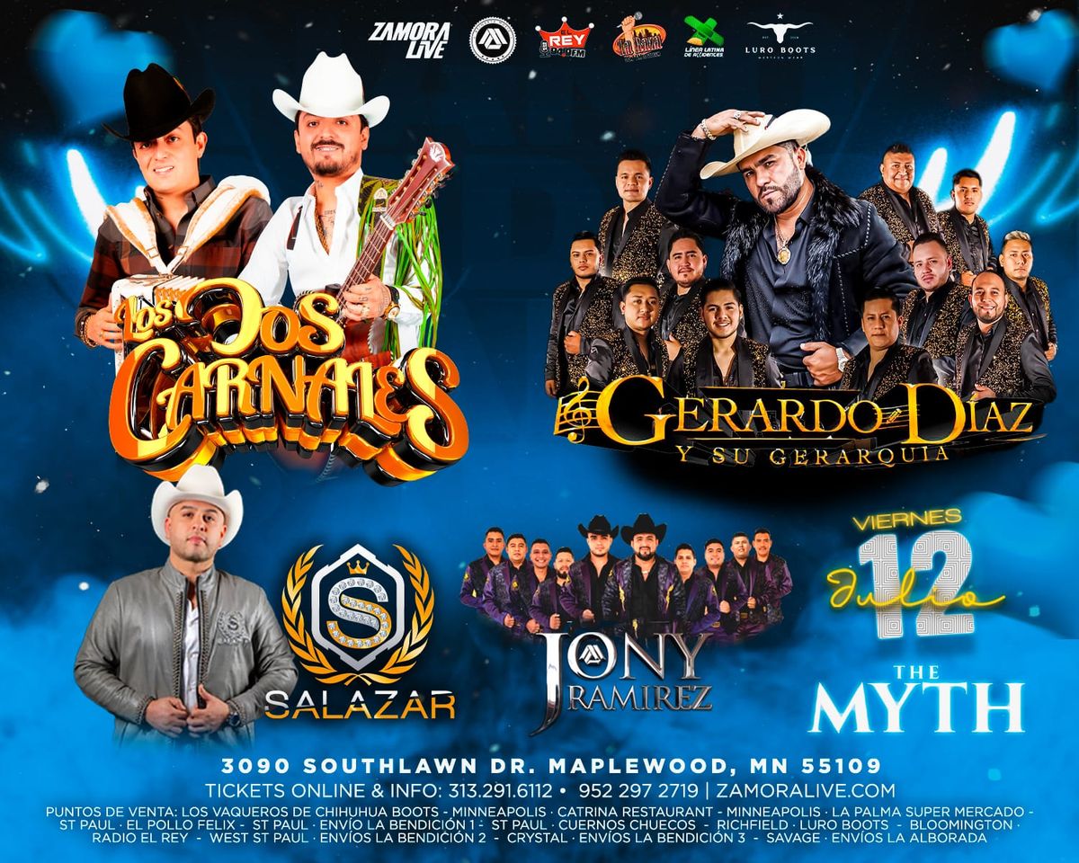 Los Dos Carnales y Gerardo Diaz En Maplewood, MN