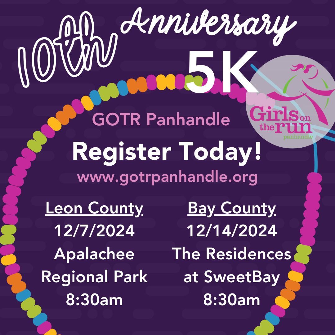 GOTR Panhandle's 10th Anniversary Celebratory 5K--LEON