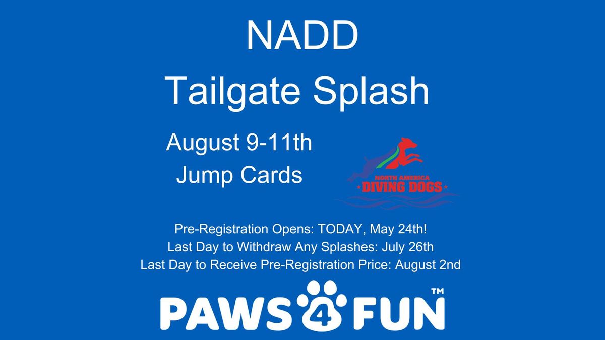 NADD Tailgate Splash 2024