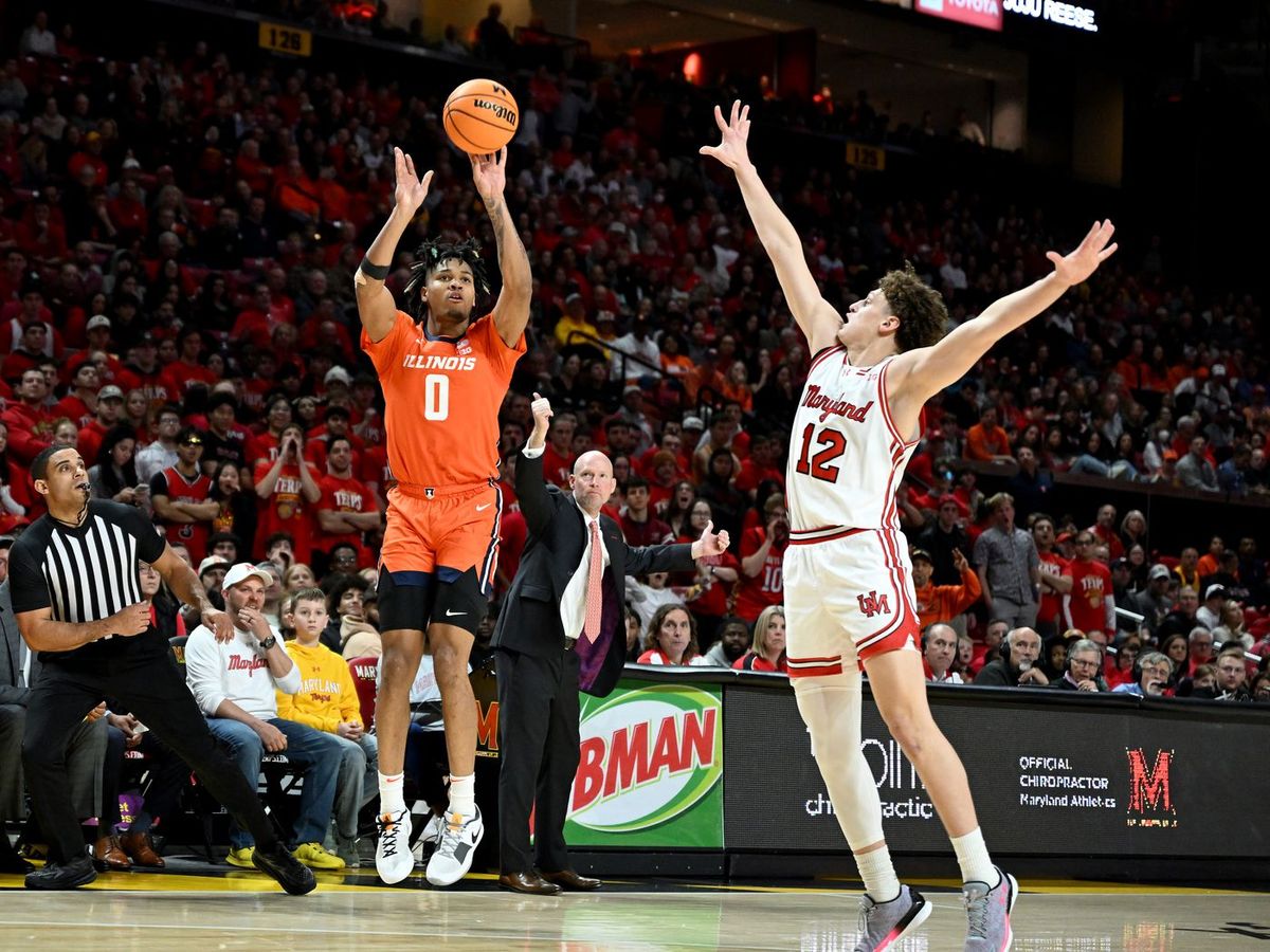 Maryland Terrapins at Illinois Fighting Illini Mens Basketball