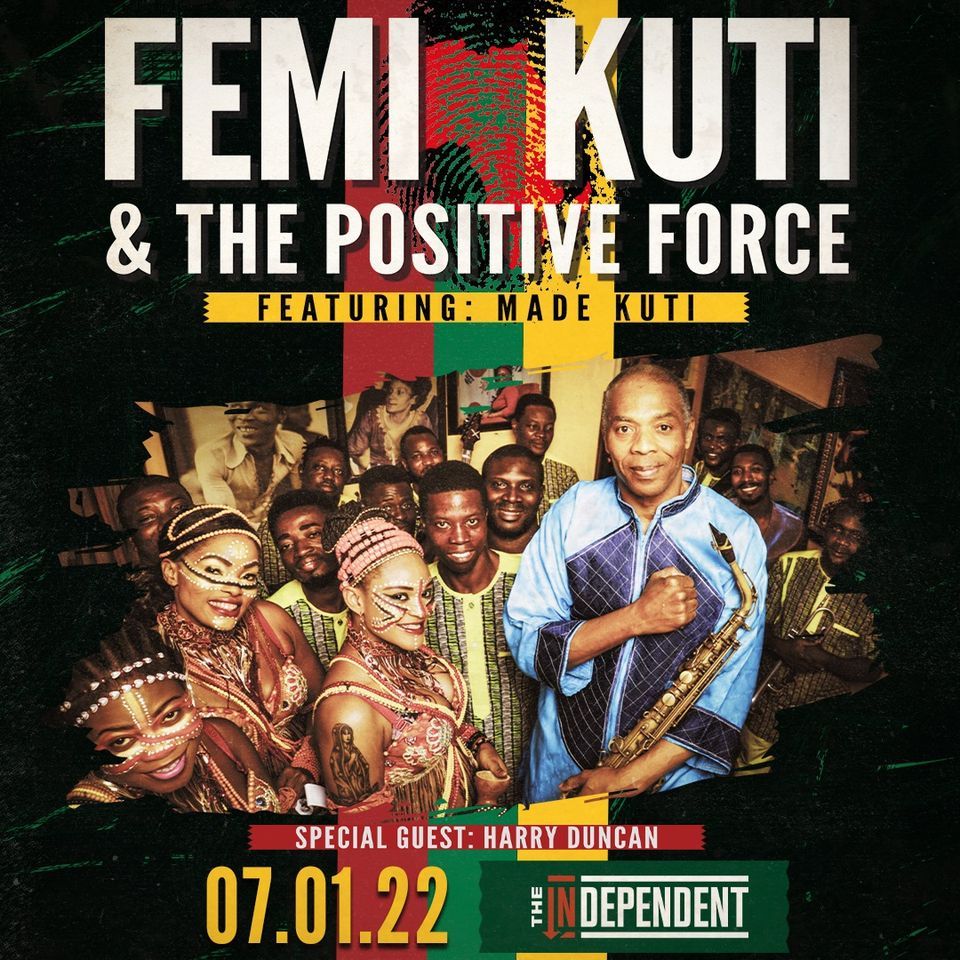 Femi Kuti & The Positive Force at The Independent