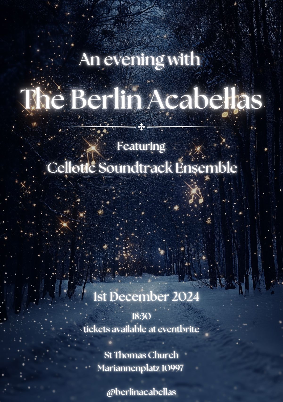 An Evening with The Berlin Acabellas!