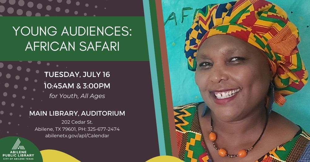 Young Audiences: African Safari (Main Library)