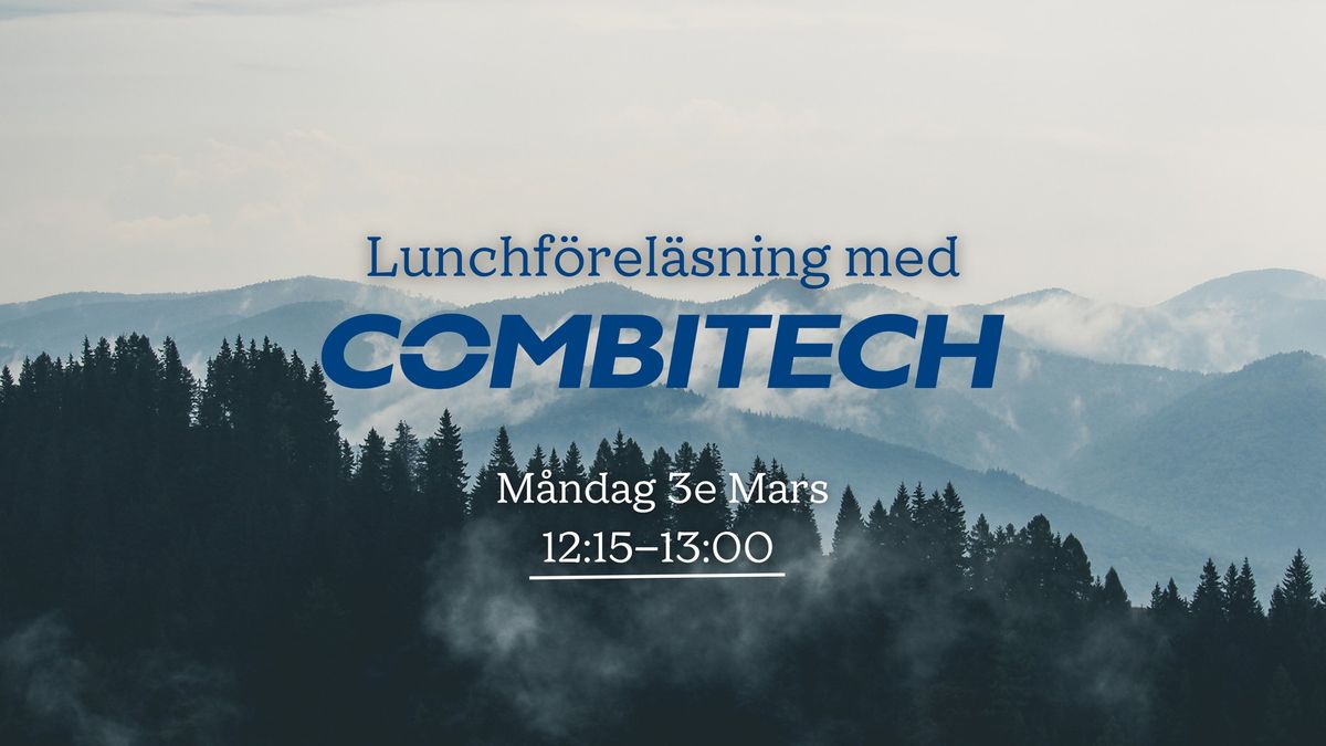 Lunchf\u00f6rel\u00e4sning med COMBITECH