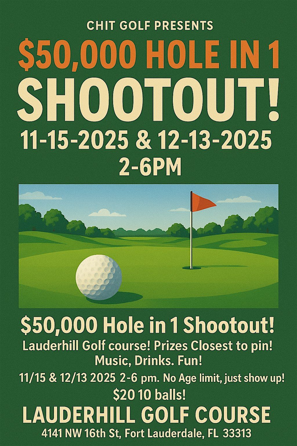 $50,000 Hole in 1 Challenge!