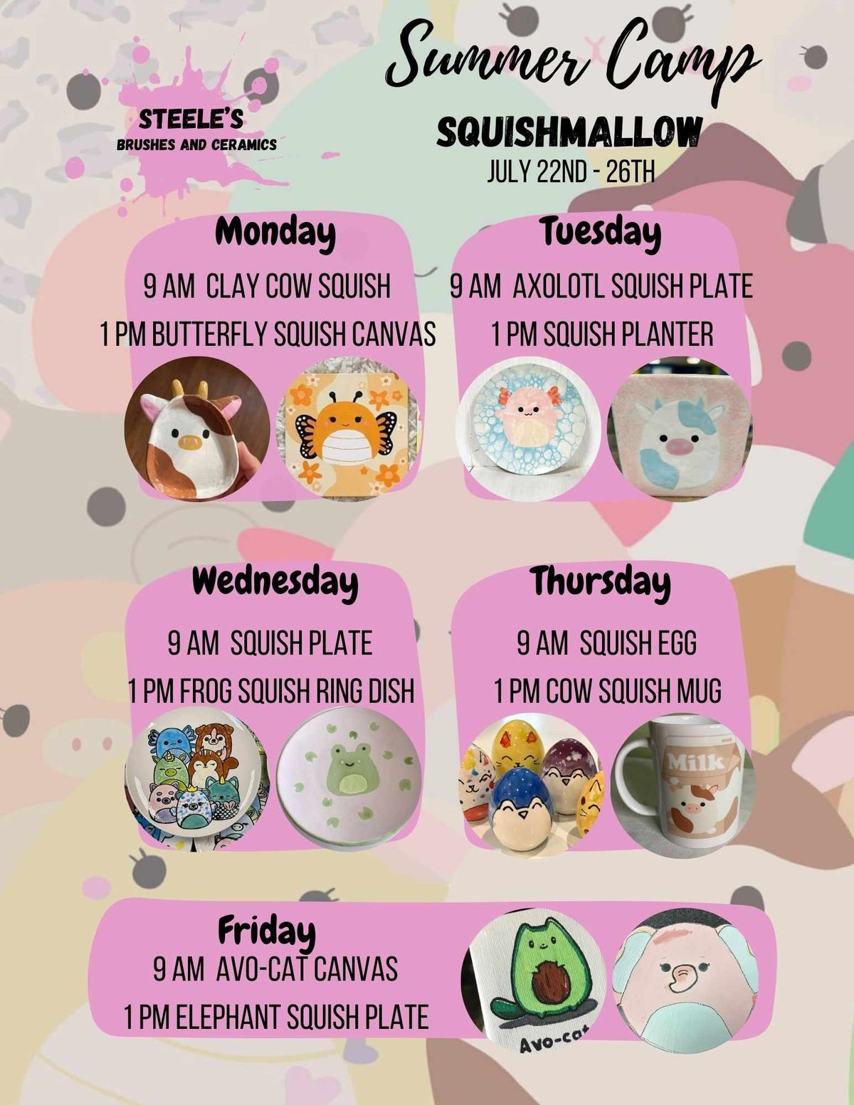 Summer Camp: Squishmallow July 22nd-26th