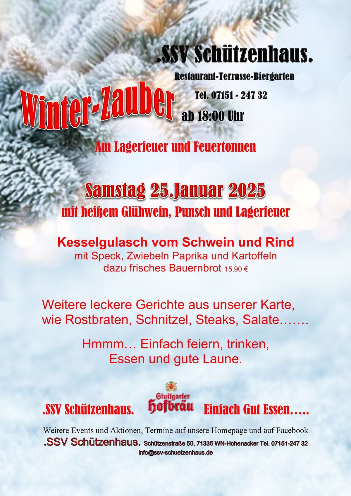 25.1. Winterzauber mit Lagerfeuer