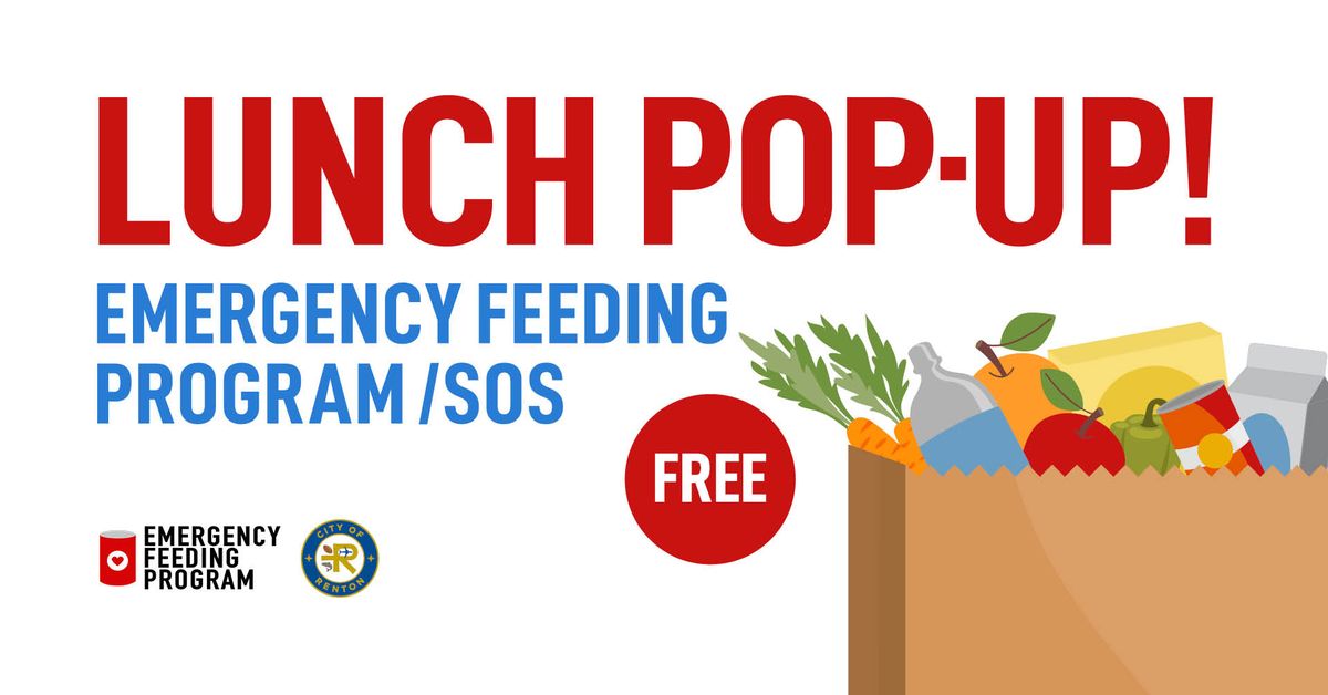 Emergency Feeding Program Free Lunch Pop-Up