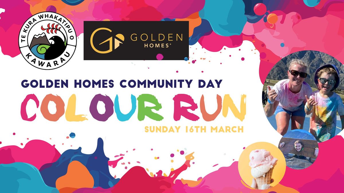 Community Day & Colour Run proudly sponsored by Golden Homes