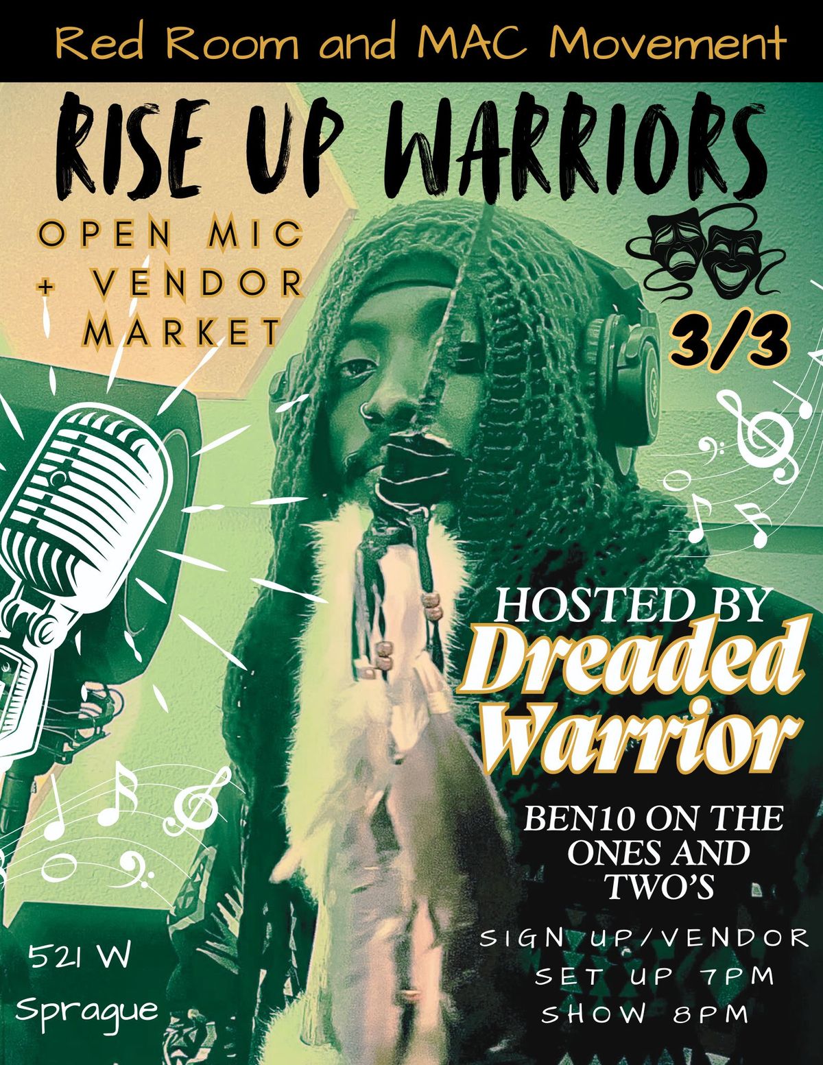 Open Mic W\/ Dreaded Warrior 