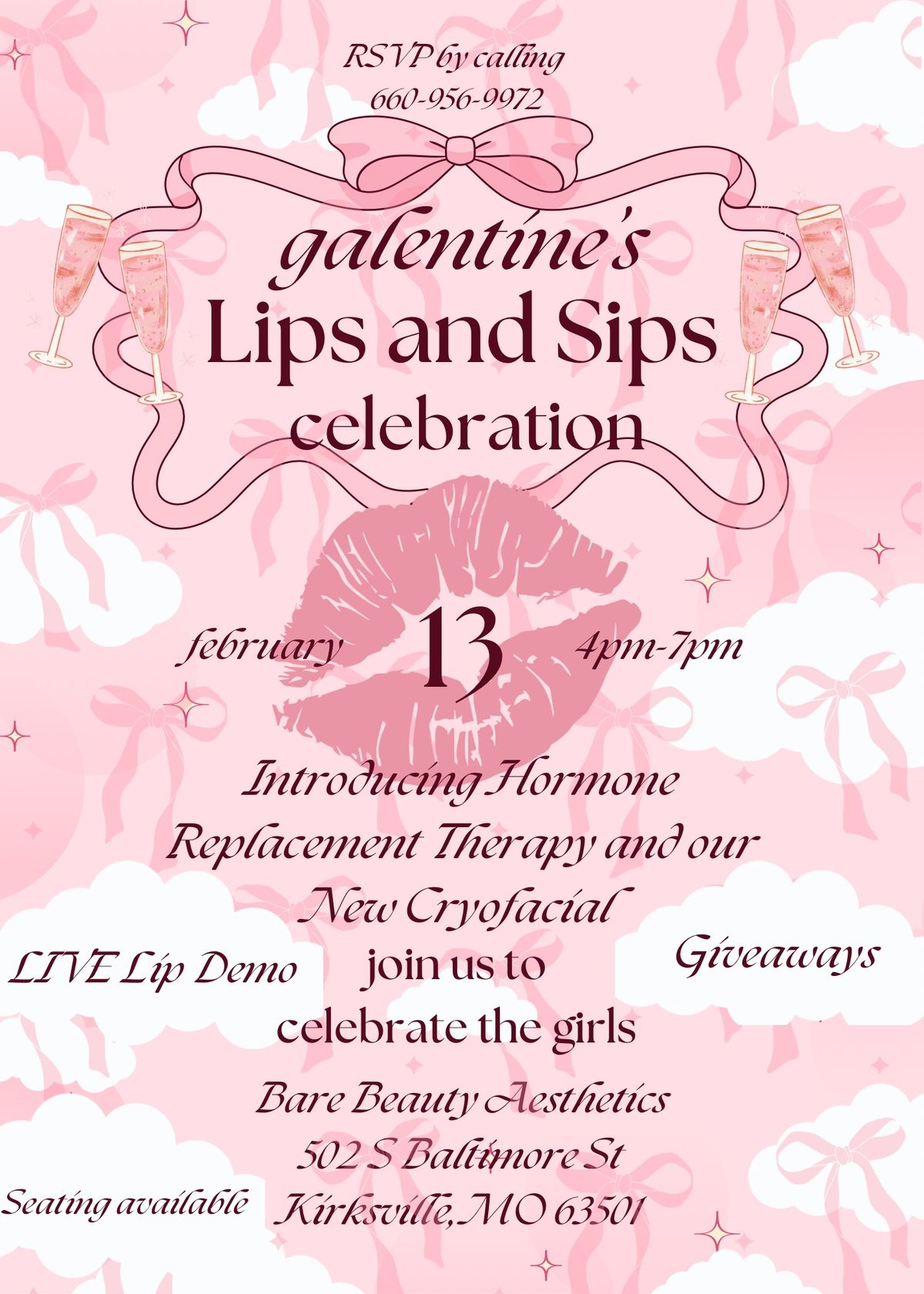 Lips and Sips Galentines Edition \ud83c\udf80