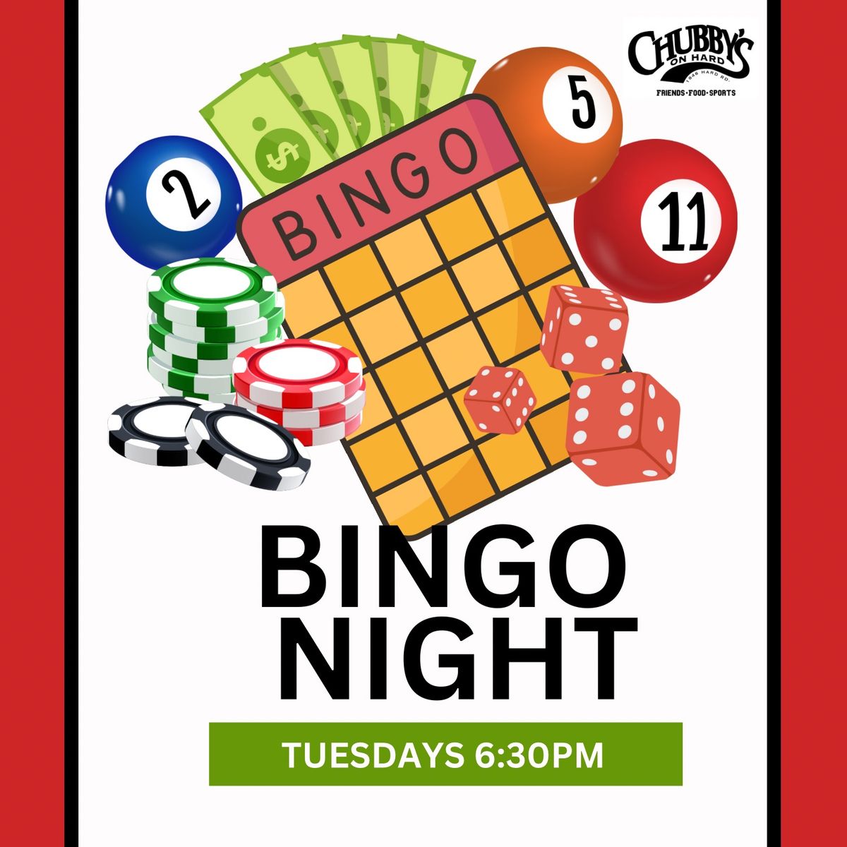 TUESDAY NIGHT BINGO