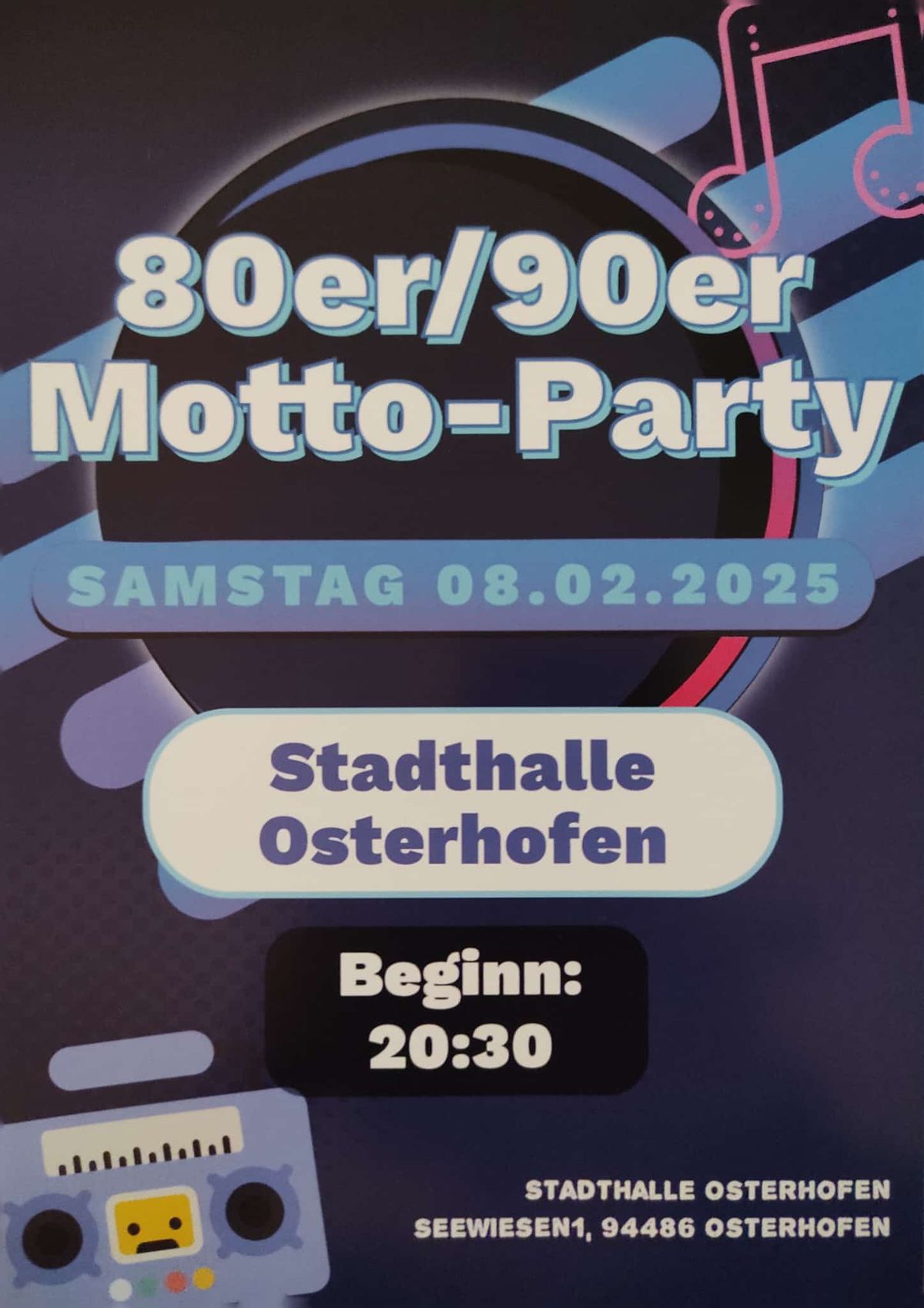 80er\/90er Motto Party