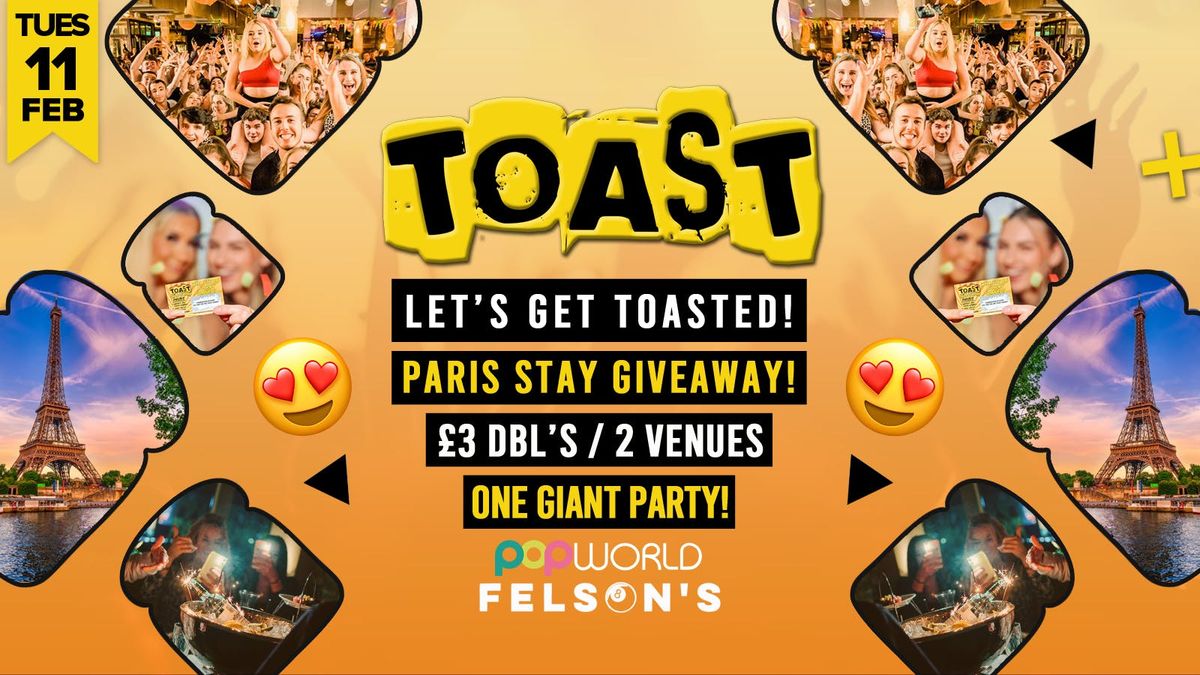 Toast \u2022 Paris Giveaway \u2022 Popworld &amp; Felsons