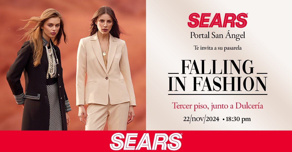 Pasarela Falling in Fashion en Sears Portal San \u00c1ngel