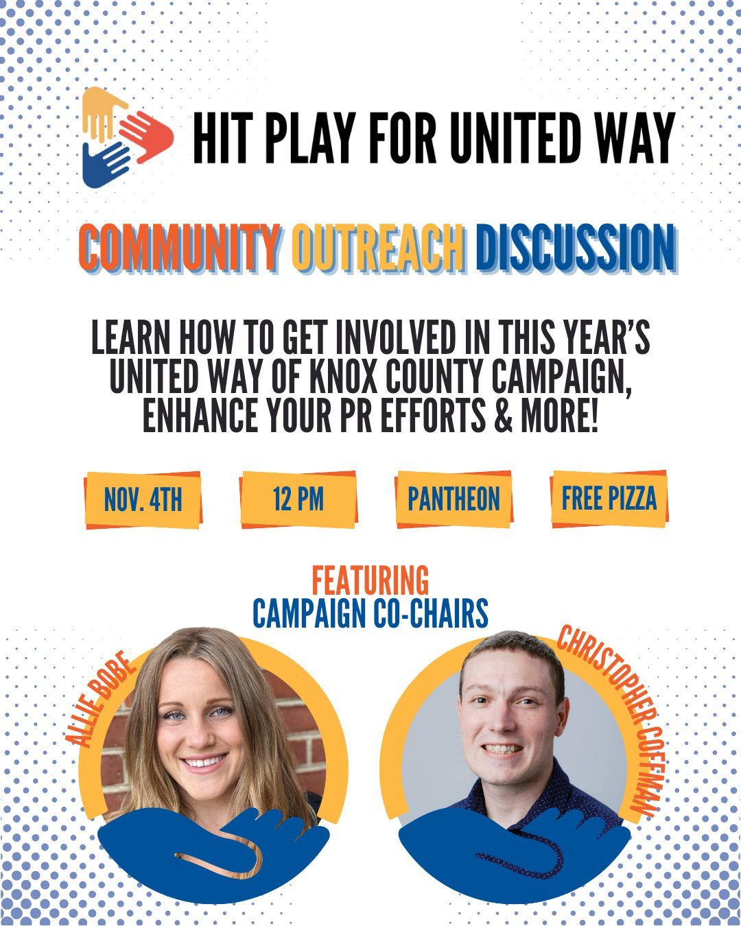 Community Outreach Discussion - How you can contribute to this years United Way Campaign