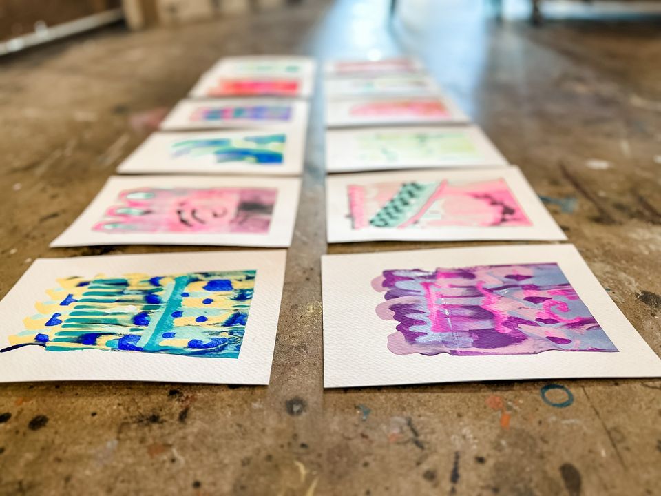 1 DAY SUMMER CAMP - SQUEEGEE ART-Morning Session
