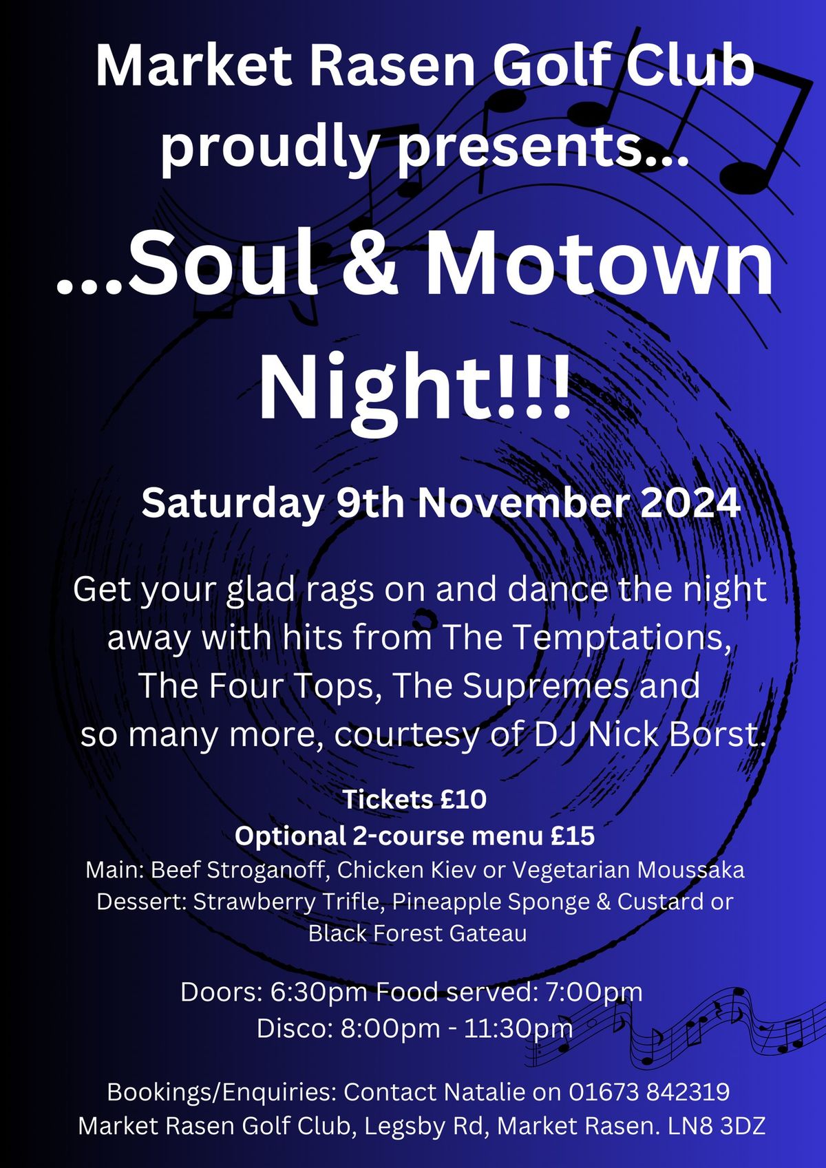 Soul & Motown Night!!!