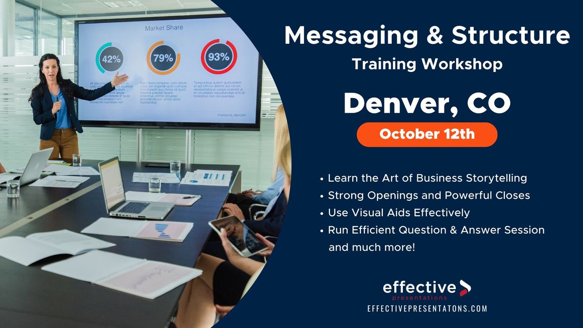 Denver Messaging & Structure Workshop