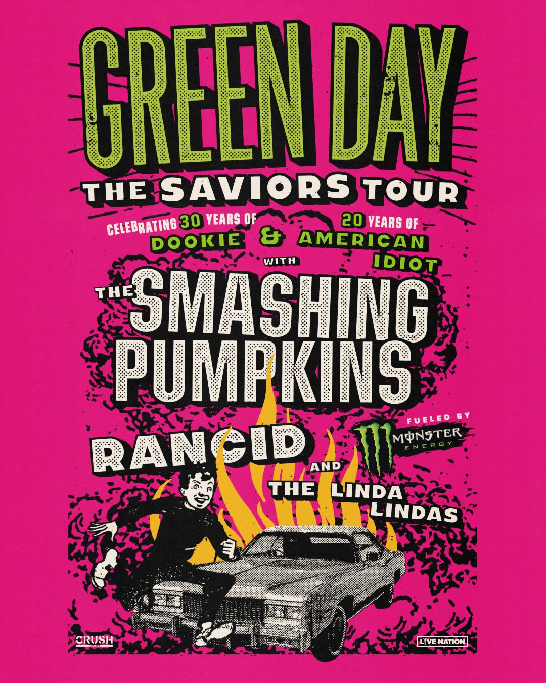 Green Day  The Smashing Pumpkins  Rancid & The Linda Lindas