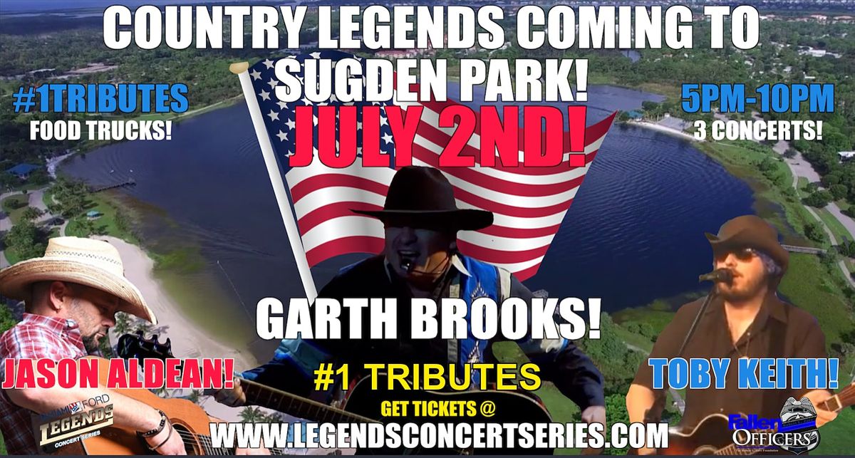 Legends Concert  Series 7-2 Jason Aldean,Toby Keith & Garth Brooks TRIBUTES