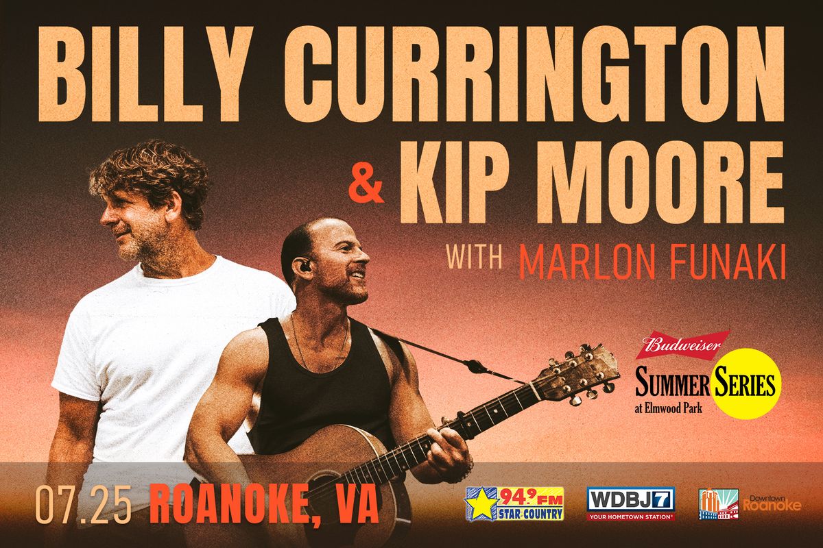 Billy Currington & Kip Moore at the Budweiser Summer Series