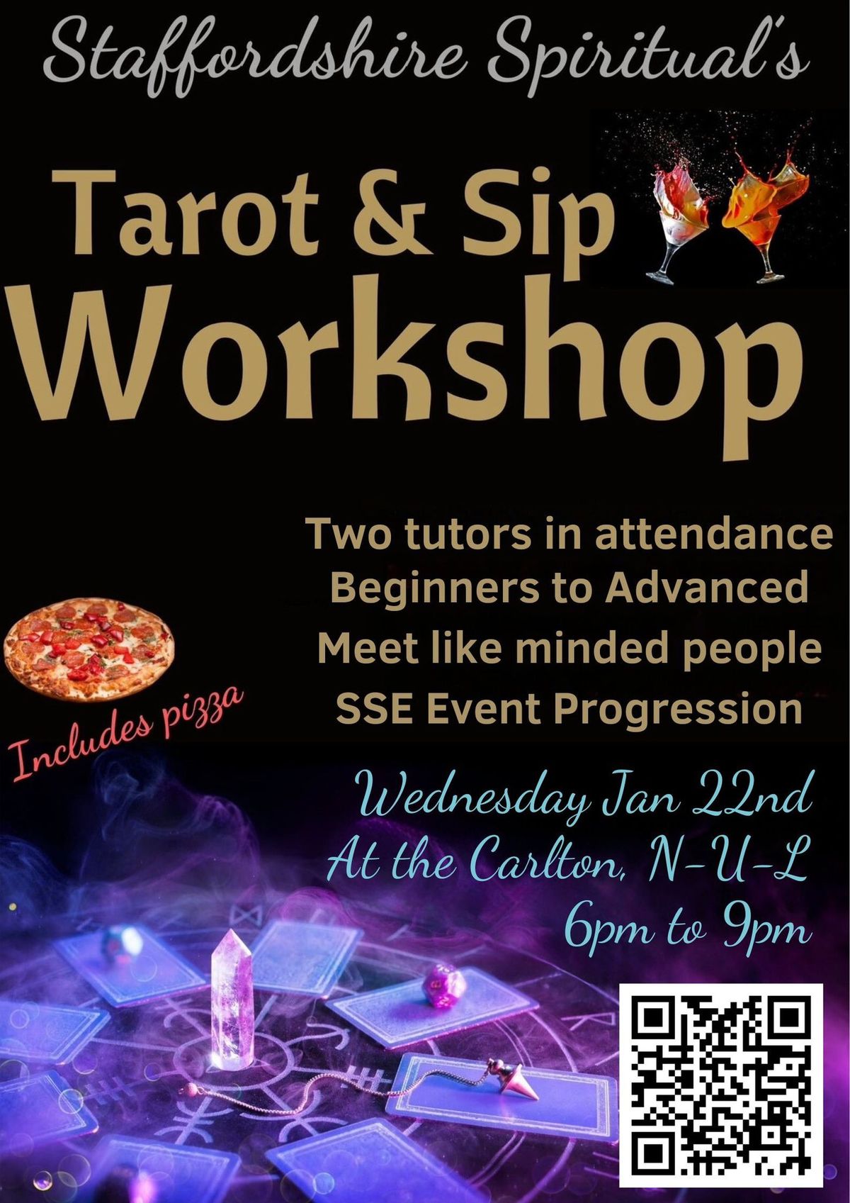 Tarot & Sip Workshop  (Beginners to Advanced)